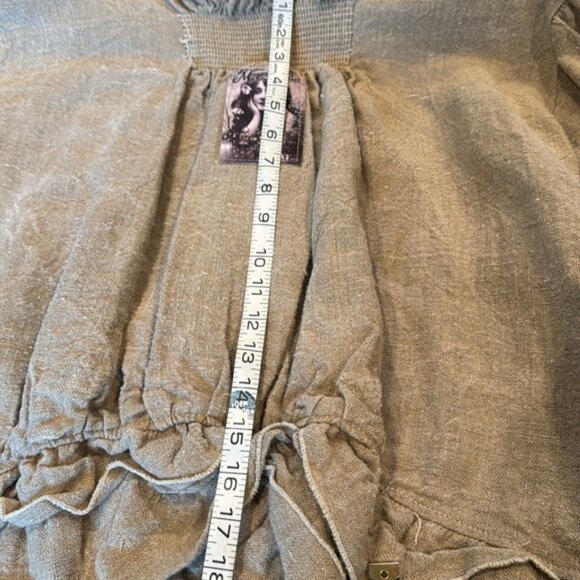 Magnolia Pearl Khaki Long Sleeved Button Front Jacket - Picture 14 of 14